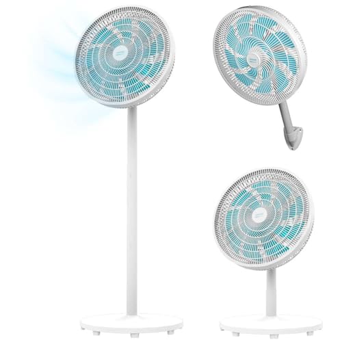 Experience the Cecotec EnergySilence 550 Pedestal Fan with 3 heights, 80º oscillation, and 60W power. Perfect for cooling any space efficiently. Keywords: pedestal fan, oscillation, energy-efficient