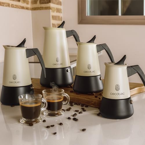 Cecotec Piccolina 200 Italian Coffee Machine, Green, Elegant Design