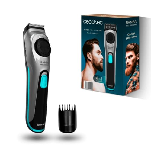 Cecotec Bamba PrecisionCare AllDrive Pro Hair Trimmer with adjustment dial and titanium blades