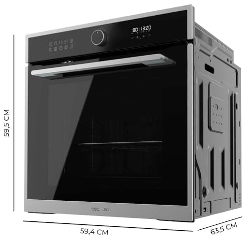 Cecotec - 3400W Multi-Function Built-in Oven with 81L Capacity & 11 Functions