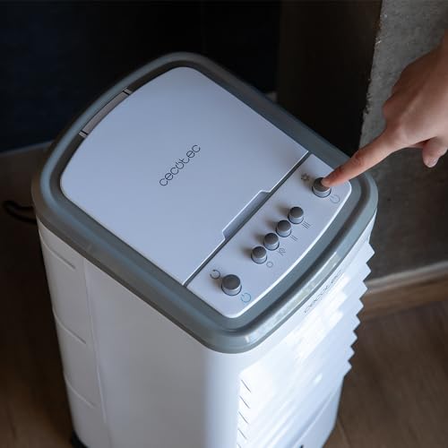 Cecotec - EnergySilence 3500 Cool Evaporative Cooler, 65W, 3.5L Tank, 3 Speeds, 70º Oscillation