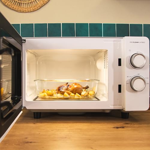 Cecotec ProClean 3010 Flatbed Microwave - 20L Capacity, 700W Power, Perfect Cooking