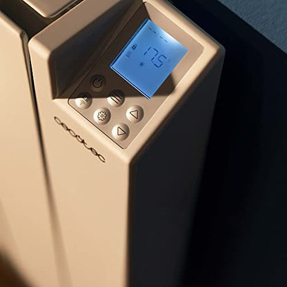 Cecotec - ReadyWarm 4000 Thermal Transmitter, 1000W, Wi-Fi, LCD Display, IPX4