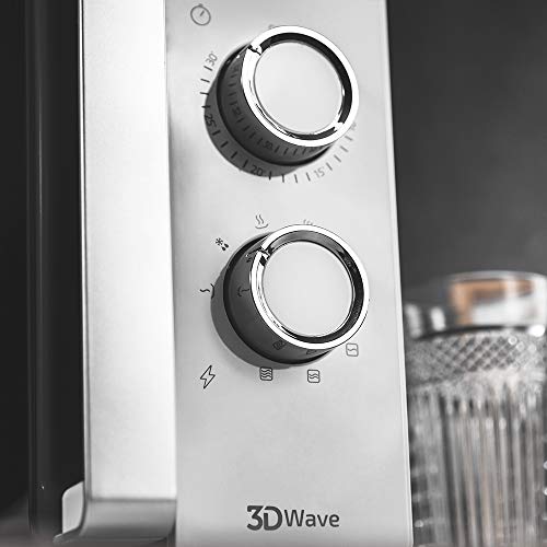 Cecotec - ProClean 4010 Microwave, 23L, 700W, Ready2Clean Coating, 6 Levels