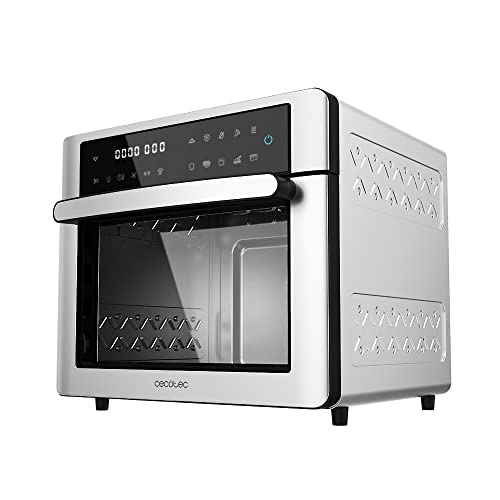 Cecotec Bake&Fry Touch Hot Air Fryer in steel with a large touchscreen and 30L capacity
