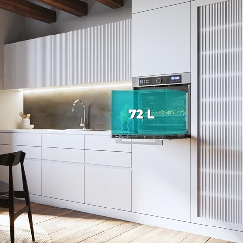Cecotec - Stainless Steel Multi-Function Oven 3400W, 72L Capacity, 11 Cooking Modes