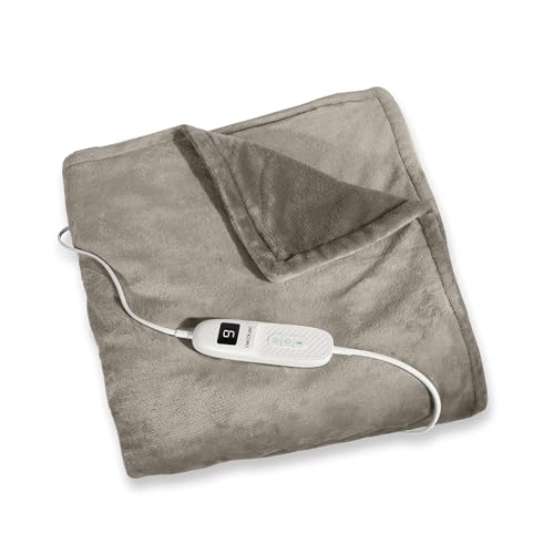 Experience ultimate comfort with the Cecotec HeatConfort Thermal Blanket featuring 9 adjustable heat levels and automatic shut-off for safety. Stay warm and cozy! Keywords: thermal blanket, heated blanket, automatic shut-off