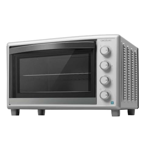 Discover the Cecotec 60L Convection Oven with Rotisserie, featuring 2200W power, 12 cooking functions, and an interior light. Perfect for versatile cooking! Keywords: convection oven, rotisserie, 12 functions