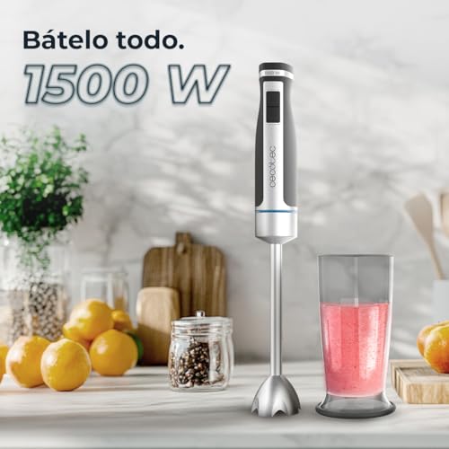 Cecotec PowerGear 1500 XL Pro Hand Blender - 1500W Power & Turbo Function