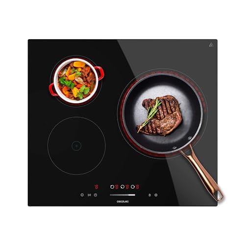 Explore the Cecotec 3-Zone Ceramic Hob with 5700W power, touch control, child lock, and timer. Perfect for efficient cooking and safety. Shop now! Keywords: ceramic hob, touch control, child lock