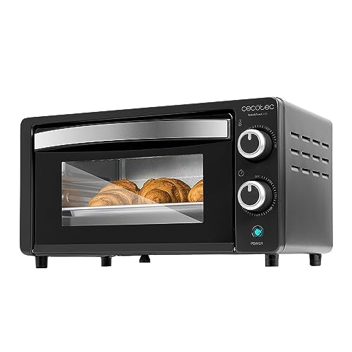 Discover the Cecotec Bake&Toast 1090 Black Table Oven, featuring a 10L capacity, 1000W power, and 60-minute timer. Perfect for baking and toasting! Keywords: table oven, Cecotec, 10L, 1000W, baking