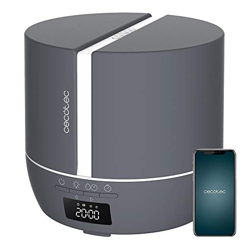 Discover the Cecotec PureAroma 550 Diffuser with 500ml capacity, LED display, Bluetooth control, and 12-hour timer. Perfect for home fragrance and relaxation. Keywords: aroma diffuser, Bluetooth, LED display