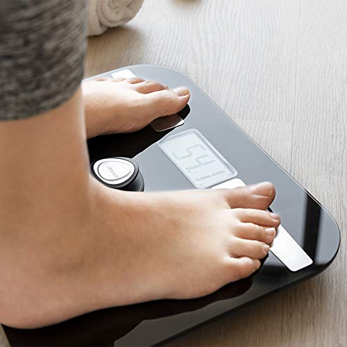 Cecotec - Smart Healthy Bathroom Scales with Touch Control, Precision Sensors, Tempered Glass