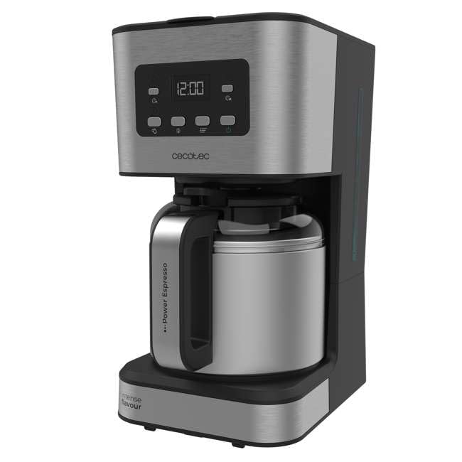 Cecotec - Drip Coffee Maker with 1.2L Capacity, Brews Up to 10 Cups