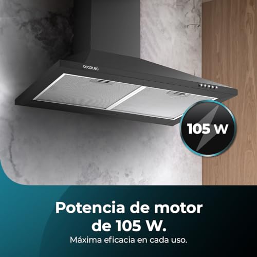 Cecotec Bolero Flux PM 604300 60cm Pyramid Cooker Hood - Powerful Suction