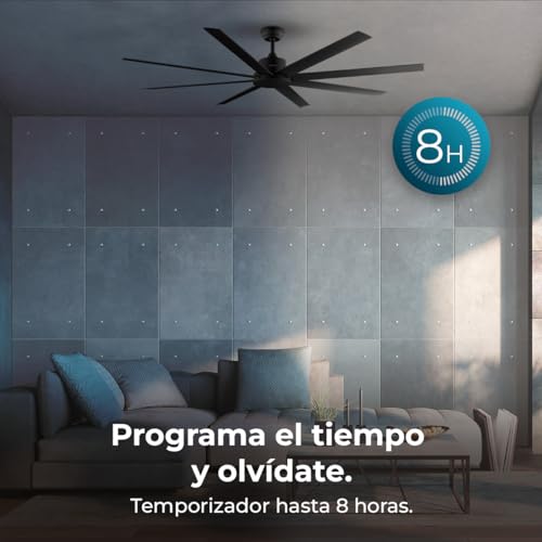 Cecotec - EnergySilence Aero 7200 Pro Ceiling Fan with Light, Remote & Timer