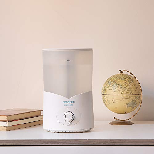 Cecotec - BreezeCare Humidifier 2000 Light, 1.2L Tank, 200ml/h, 360° Steam Output