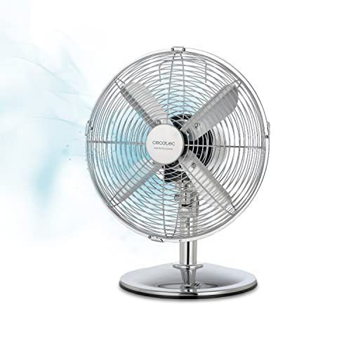 Shop the Cecotec EnergySilence 620 RetroDesk Fan with 40W power, 12" size, 3 speeds, and oscillation. Perfect for home or office cooling needs.