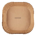 Cecotec Air Fryer Paper Pack with 150 square pieces for easy cooking and cleanup