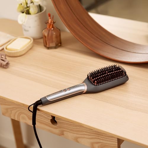 Cecotec Electric Straightening Brush - InstantCare SquareBrush With Adjustable Temperature
