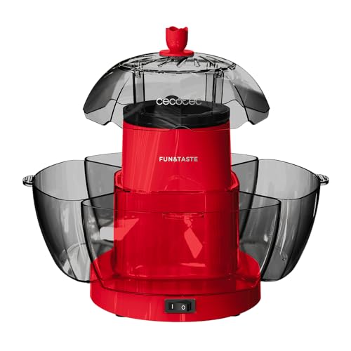 Cecotec Fun&Taste P'Corn Lotus Electric Popcorn Machine - Ready Popcorn in 2 Minutes
