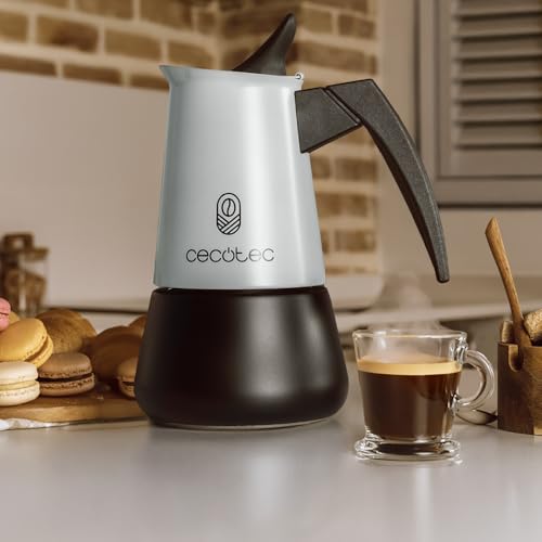 Cecotec Piccolina 900 Blue Moka Pot Coffee Maker - Elegant Design