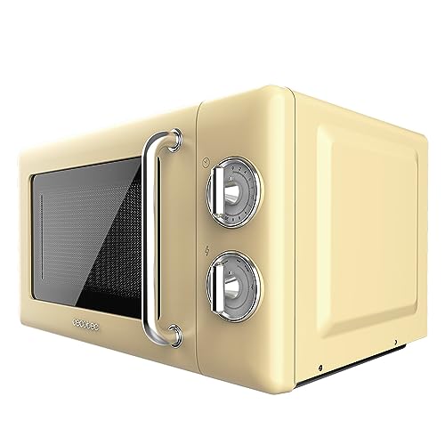 Cecotec ProClean 3010 Retro Microwave - 20L, 700W, Defrost Mode