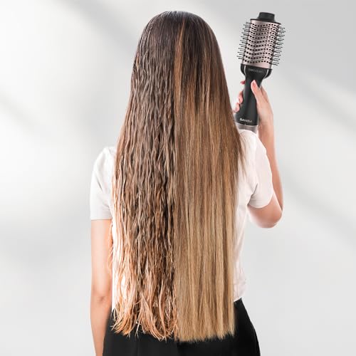 Cecotec Bamba CeramicCare Unique Volume Brush - 1200W Hair Dryer & Styler