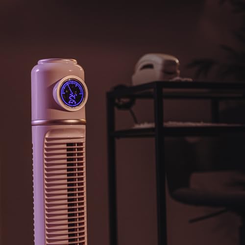 Cecotec Pedestal Fan EnergySilence 1090 - Retro Smart Design With 72° Oscillation