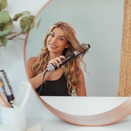 Cecotec - 1200W Air Brush with CeramicCare, Unique Touch Display, 4 Temperatures, Frizz Control