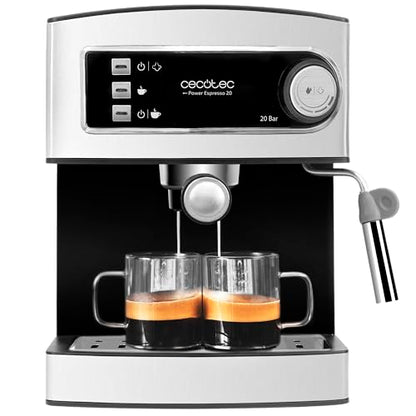 Cecotec Espresso & Cappuccino Maker - 850W, 20 Bars, 1.5L