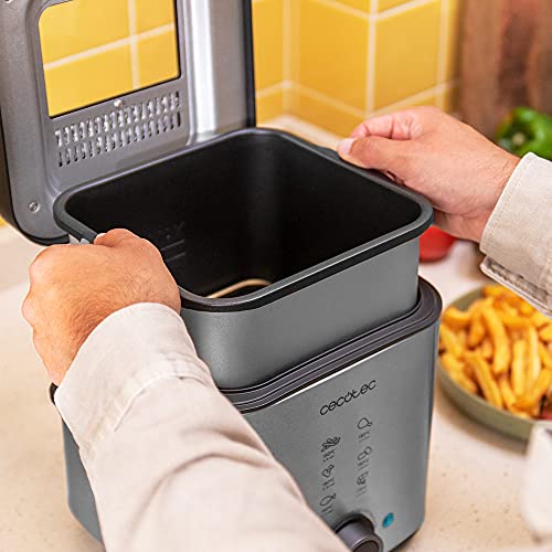 Cecotec CleanFry Advance Electric Oil Fryer - Compact & Efficient