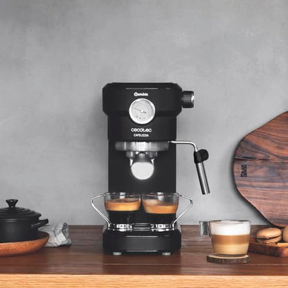 Cecotec - 1350W Espresso Machine with Rapid Heating & 20 Bar Pressure