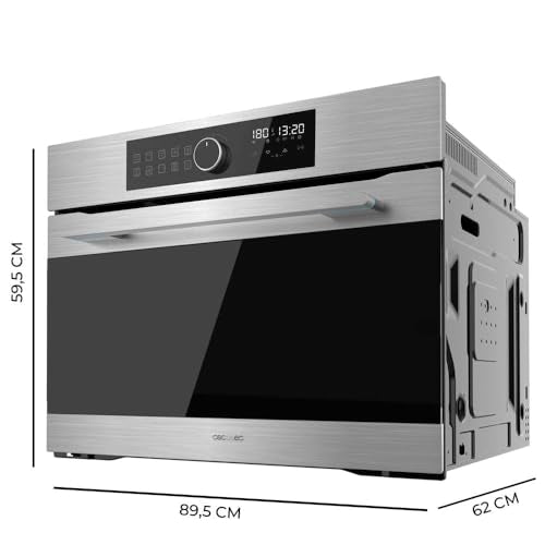 Cecotec - Multifunction Recessed Oven 3800W, 133L Capacity, 11 Cooking Functions