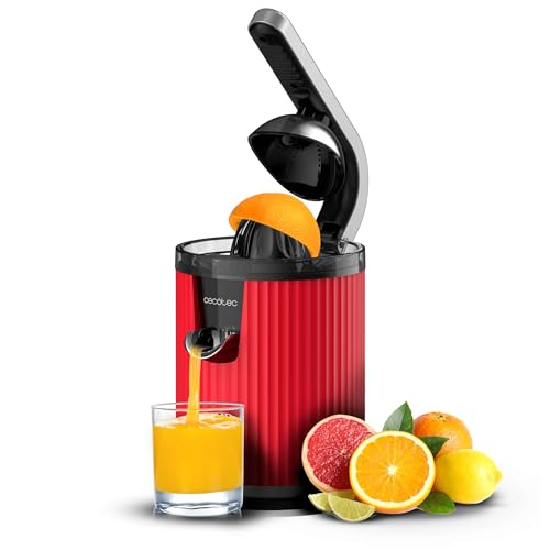Cecotec Retrojuice 600W Juicer - Electric Squeeze with Anti-Drip Design