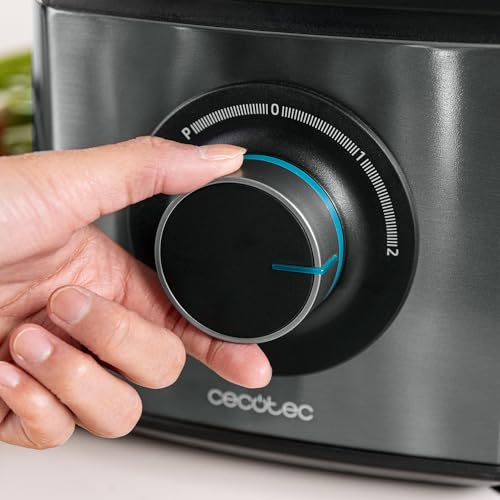 Cecotec Paprika 1300 Food Processor - 2000W Power & Stainless Steel