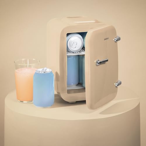 Cecotec Bolero MiniCooling Mini Fridge 4L - Compatible With Cars & Caravans, Keeps Drinks Cold