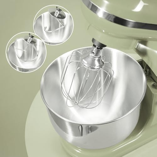 Cecotec - 1200W Green Mixer with 5L Bowl, 6 Speed Levels, Planetary Movement