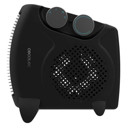 Cecotec - ReadyWarm 2000 Max Dual Black Heater, 2000W, 3 Modes, Lightweight, Adjustable Thermostat