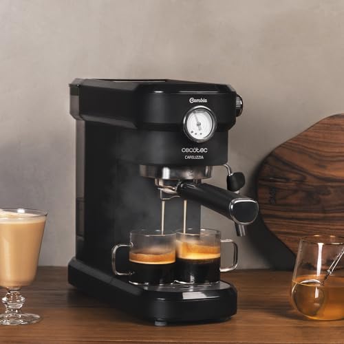Cecotec - 1350W Espresso Machine with Rapid Heating & 20 Bar Pressure