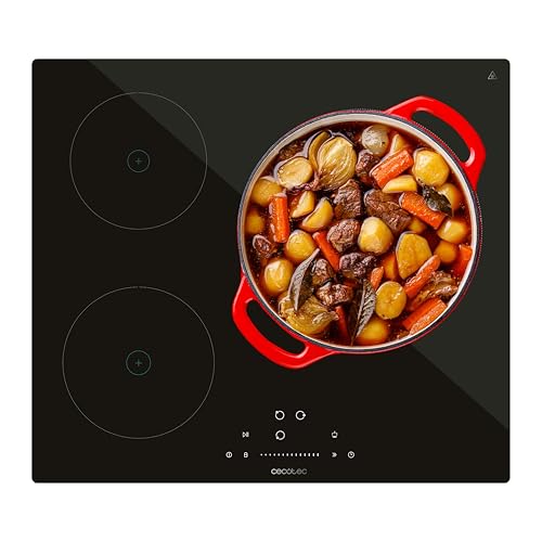 Cecotec Bolero Squad I 3200 Induction Plate in black and white with three heating zones