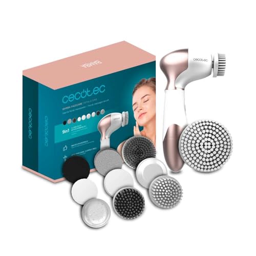 Cecotec Total Clean Facial Cleansing Brush with 9 brush heads
