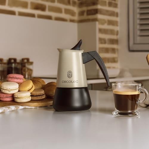 Cecotec Piccolina 200 Italian Coffee Machine, Green, Elegant Design