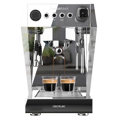 Cecotec Espresso Machine - 15 Bar Pump, Pre-Infusion, 2.5L Tank
