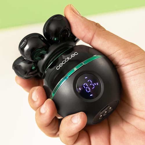 Cecotec Bamba PrecisionCare Skull Shaver - Extra Large Head, 60 Min Battery Life