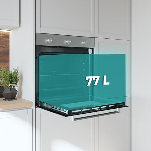 Cecotec - Bolero Hexa C136000 Built-In Oven, 2800W, 77L Capacity, Steam Assist