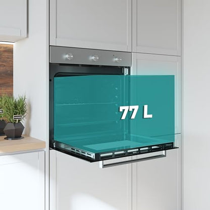 Cecotec - Bolero Hexa C136000 Built-In Oven, 2800W, 77L Capacity, Steam Assist