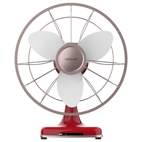 Cecotec EnergySilence 1090 RetroDesk Fan - 40W Powerful Airflow