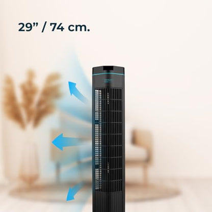 Cecotec - EnergySilence 690 Skyline Pedestal Fan, 50W, 3 Modes, 90° Oscillation