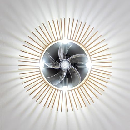 Cecotec - Ceiling Fan with Light, 20W DC Motor, Remote Control, Timer